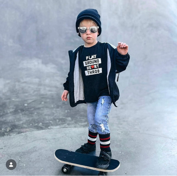 Playground Heart Throb Kids Tee - Model 3- Ledger Nash Co