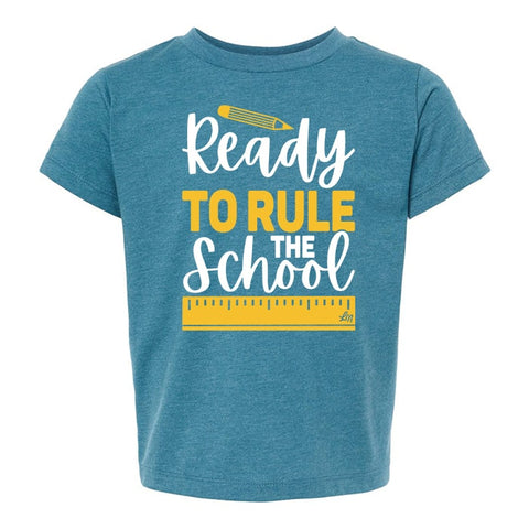 Ready to rule the school kids tee - Ledger Nash Co