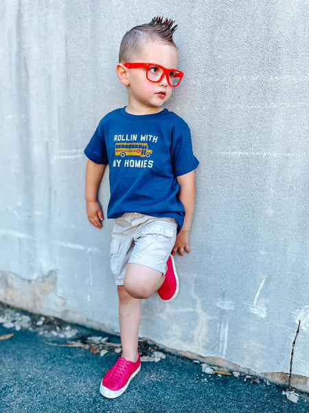 Rollin with my homies kids tee - Model 3 - Ledger Nash Co