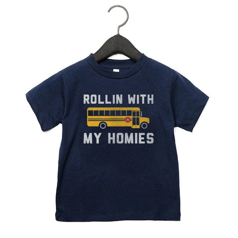 Rollin with my homies kids tee - Ledger Nash Co