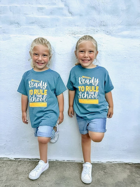 Rule the School Kids Tee - Model1 - Ledger Nash Co