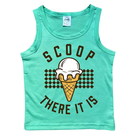 Scoop There It Is - Ice Cream Tank Top for Kids - Ledger Nash Co