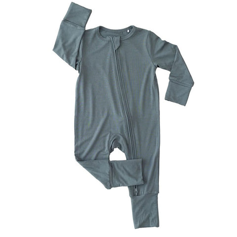 Romper Zip Pajamas - Slate Grey - Ledger Nash Co
