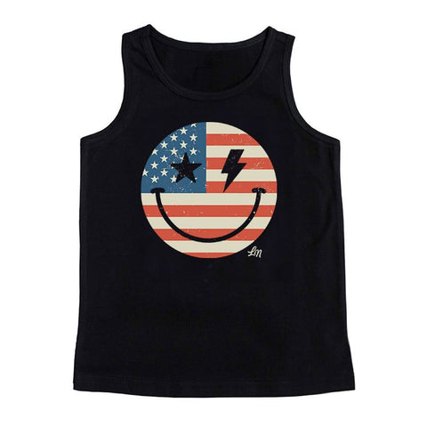 Smile for America Kids Tank - Ledger Nash Co