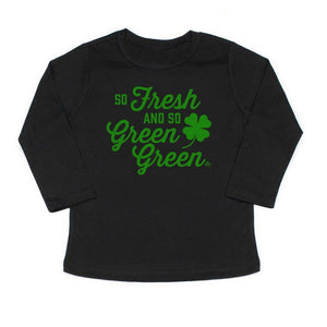 So Fresh and So Green Green Kids Long Sleeve Tee 