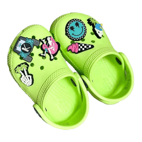 Summer Vibes Charms for Croc-Style Kids Shoes