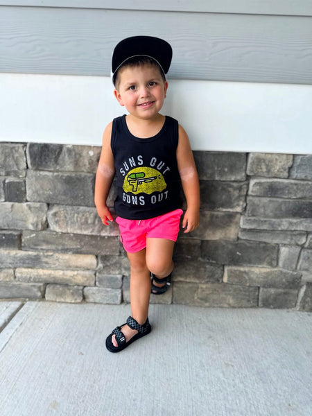 Suns Out Guns Out Tank - Model 3 - Ledger Nash Co