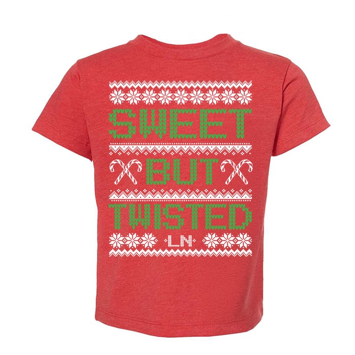 Sweet But Twisted Kids Candy Cane Tee - Ledger Nash Co