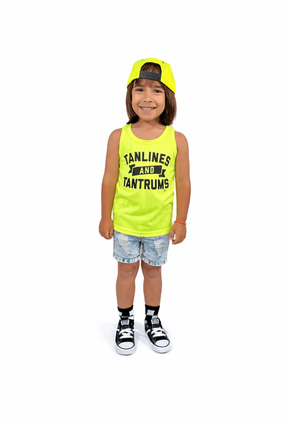 Tanlines & Tantrums Kids Tank Top - Model 2 - Ledger Nash Co