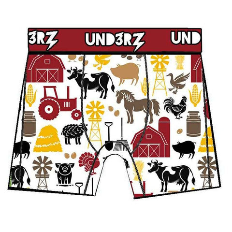 Kids Farmland Themed Boxer Briefs - Ledger Nash Co