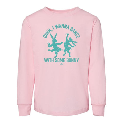 I Wanna Dance With Some Bunny Kids Long Sleeve Tee - Ledger Nash Co