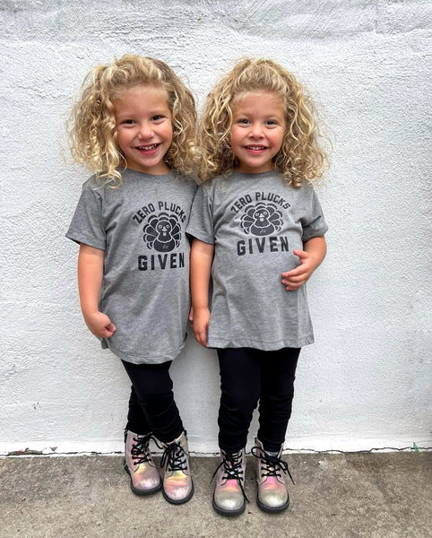 Zero Plucks Given Kids Tee - Model1 - Ledger Nash Co