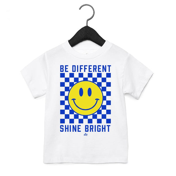 Be Different Shine Bright Kids Autism Tee - Ledger Nash Co