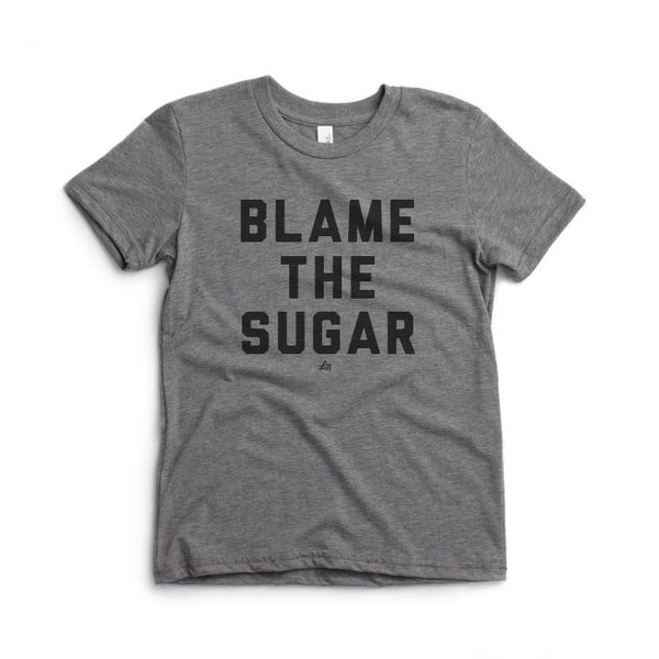 Blame The Sugar Graphic Tee - Grey - Ledger Nash Co