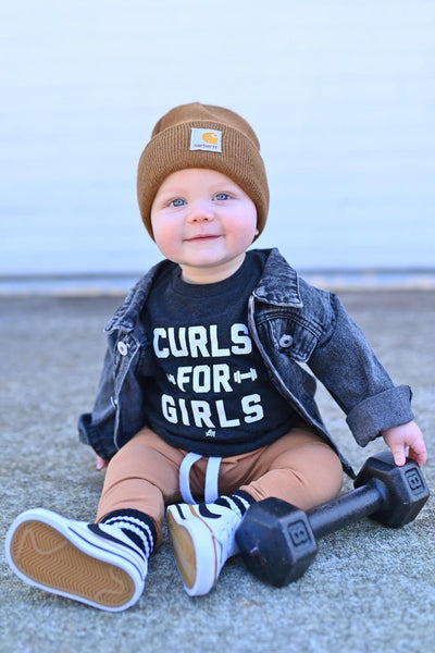 Curls For Girls Graphic Tee - Model 1