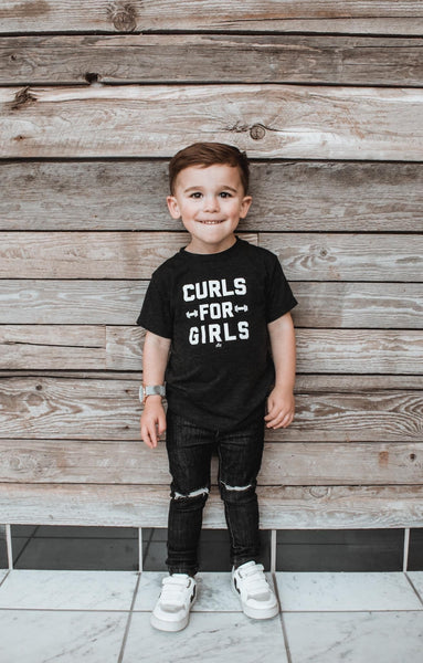 Curls For Girls Graphic Tee - Model 2