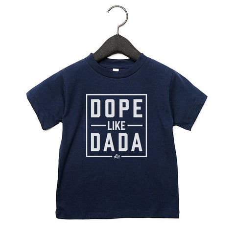 Dope Like Dada Tee - Navy - Ledger Nash Co. 