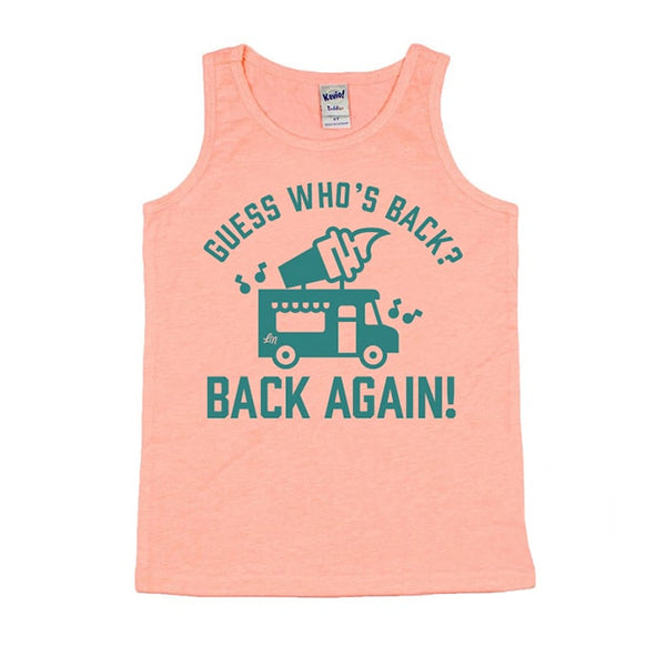 Guess Who's Back? Back Again! Graphic Tank for Kids - Ledger Nash Co