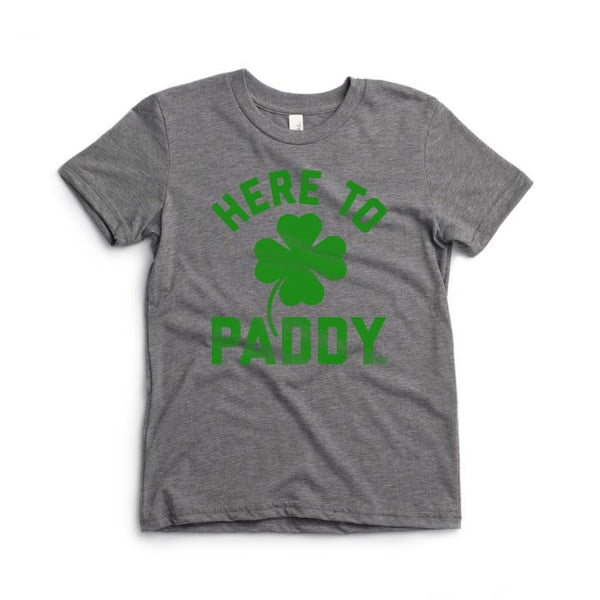 Here To Paddy Graphic Tee for Kids - Ledger Nash Co