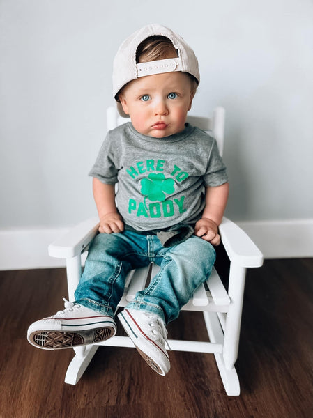 Here To Paddy graphic tee - Model 1 - Ledger Nash Co