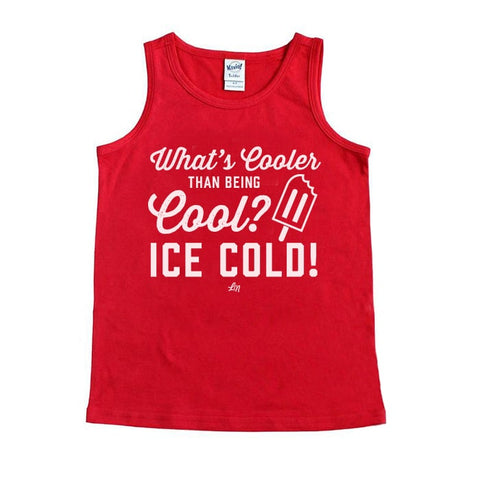 Whats Cooler than being cool? Ice Cold tank for kids - Ledger Nash Co