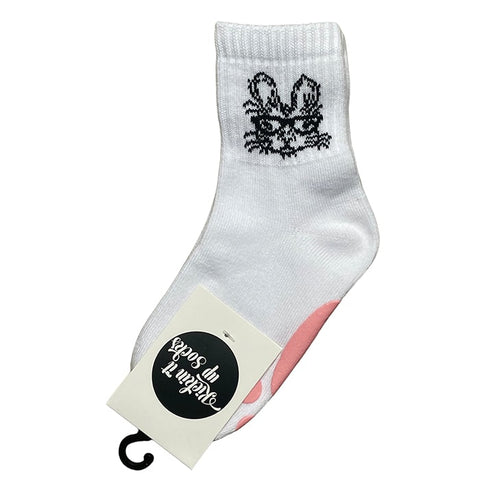 Kids Socks - Thumper (White with Bunny)