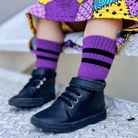 Chicken Nugs & Grandma Hugs Tee & Purple Socks Combo Set - CJD Awareness Day  💜