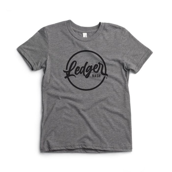 Ledger Nash Brand Logo Tee - Grey