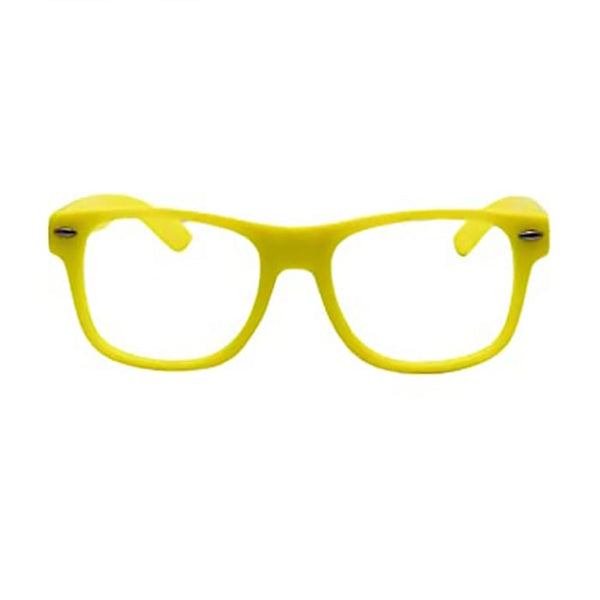Kids Glasses No Lenses - Neon Yellow - Ledger Nash Co
