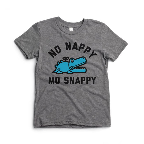 No Nappy Mo Snappy Tee - Blue Croc - Ledger Nash Co. 