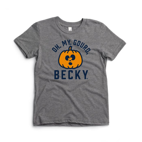 Oh My Gourd Becky Kids Tee - Grey