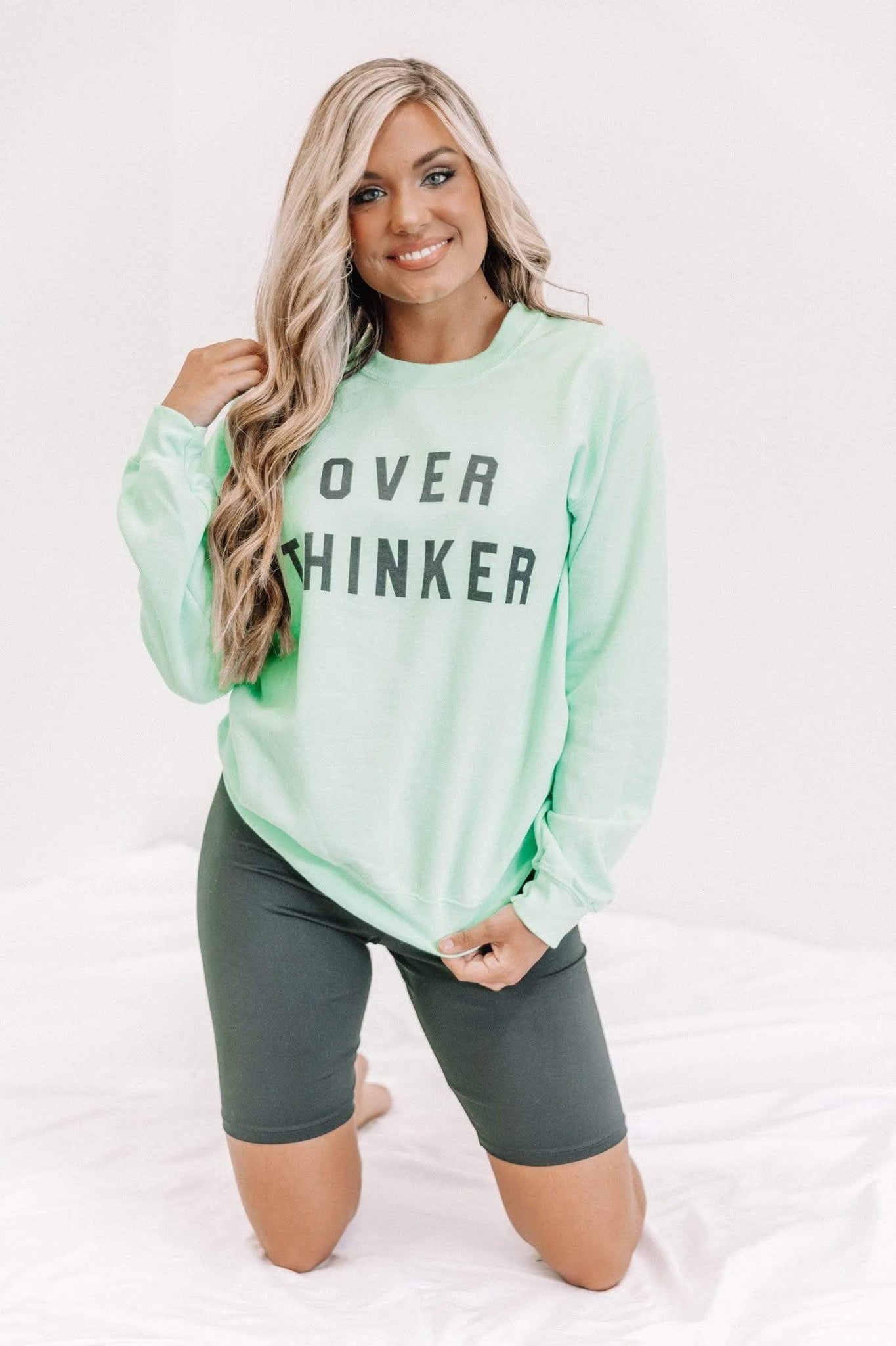 Over Thinker Graphic Crewneck