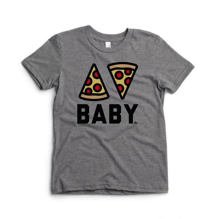 Slice Slice Baby Graphic Tee for Kids - Grey