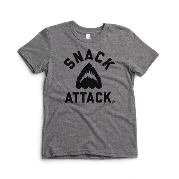 Snack Attack Graphic Tee - Grey