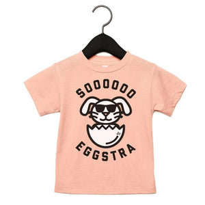 So Eggstra Tee for Kids - Peach - Ledger Nash Co. 