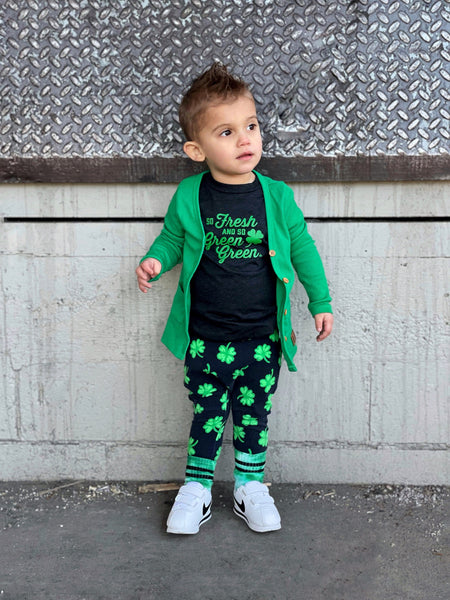 So Fresh and So Green Green graphic tee - Model 1 - Ledger Nash Co