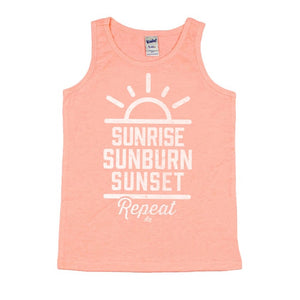 Sunrise Sunburn Sunset Repeat Tank Top - Ledger Nash Co. 