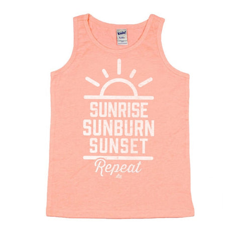 Sunrise Sunburn Sunset Repeat Tank Top - Ledger Nash Co. 