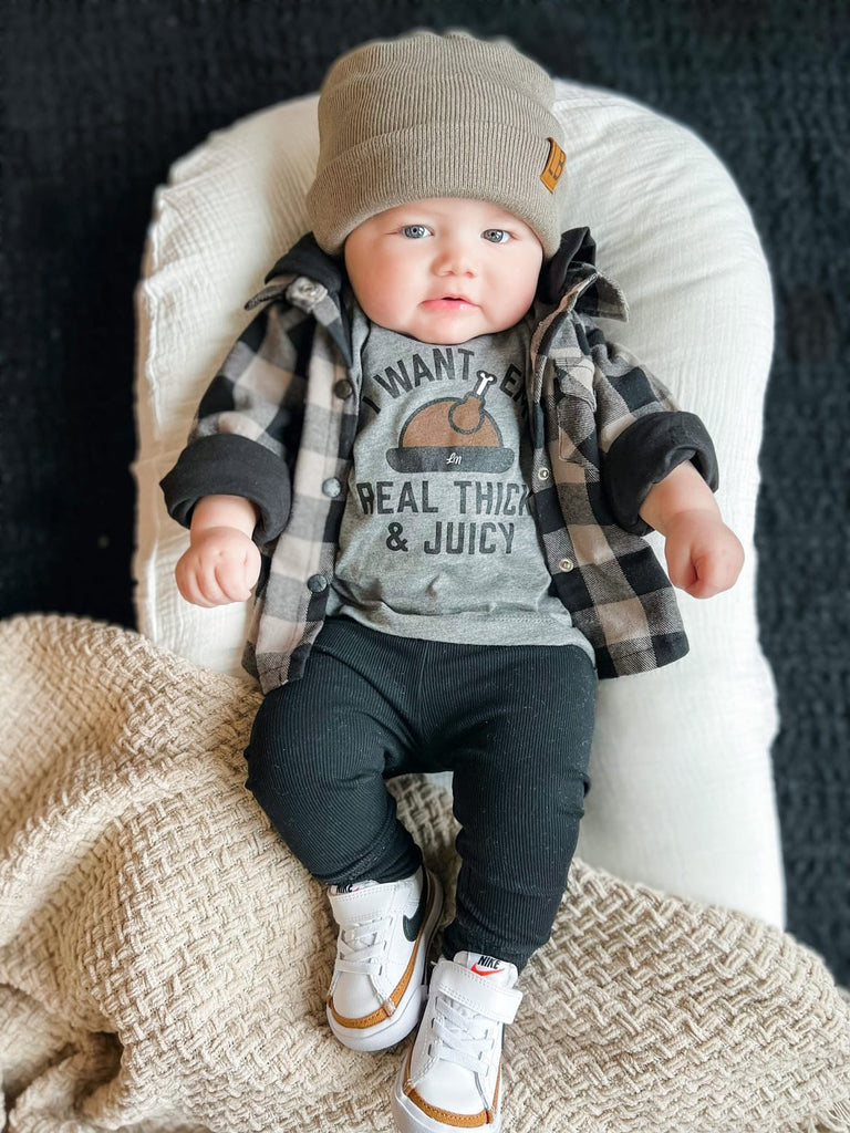 I Want Em Real Thick & Juicy Tee for Kids – Ledger Nash