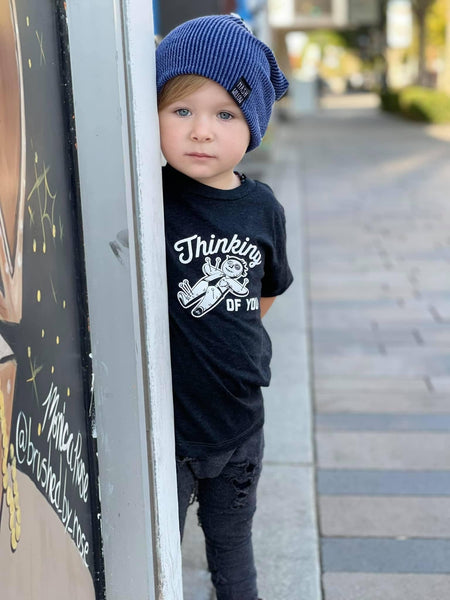 Thinking of You Kids tee - Model Black Tee