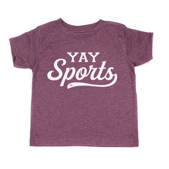 YAY Sports Tee for Kids - Ledger Nash Co.